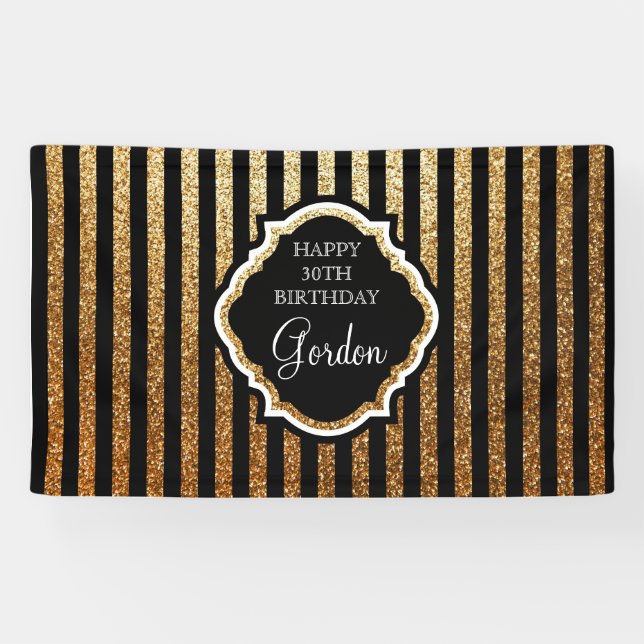 Black and Gold banner (Horizontal)