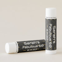 Black and Gold Birthday Party Favor Vanilla
