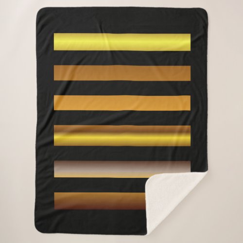 Black and Gold Blanket 60x 80