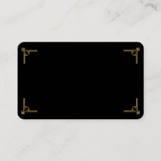 Black and Gold Business Card