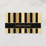 Black And Gold Business Card Template at Zazzle