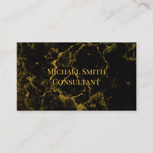 Black And Gold Business Cards