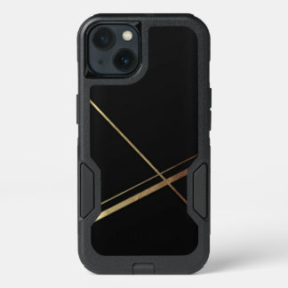 Black and Gold case-mate iPhone 13 Case