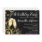 Black and Gold Champagne 50th Birthday Party