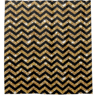 Black And Gold Shower Curtains | Zazzle Black And Gold Shower Curtains | Zazzle