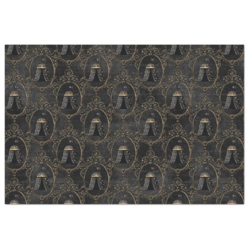 Black and Gold Circus Series Design 12 Tissue Paper