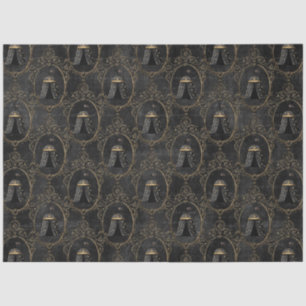 Black and Gold Circus Series Design 12 Tissue Paper