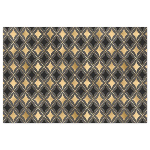 Black and Gold Circus Series Design 15 Tissue Paper