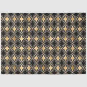 Black and Gold Circus Series Design 15 Tissue Paper