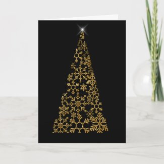 Black and Gold Contemporary Christmas