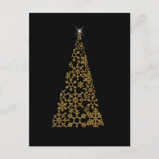 Black and Gold Contemporary Christmas