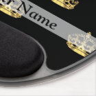 Black and gold crown pattern