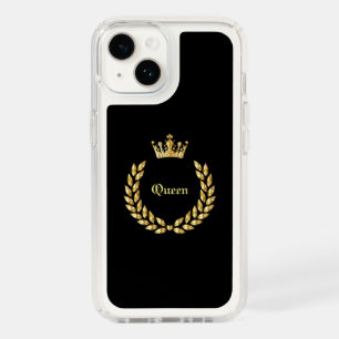 Black and Gold Crown Queen  Speck iPhone 14 Case