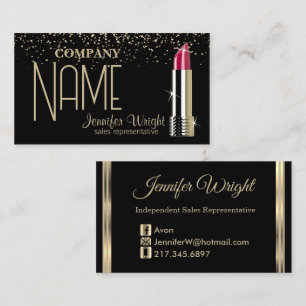 Black and Gold Design Business Card
