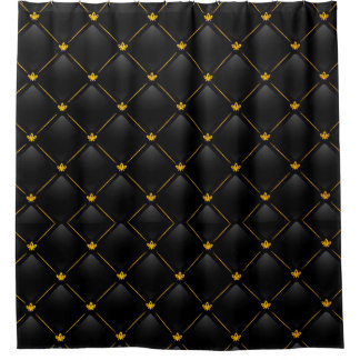 Black And Gold Shower Curtains | Zazzle Black And Gold Shower Curtains | Zazzle