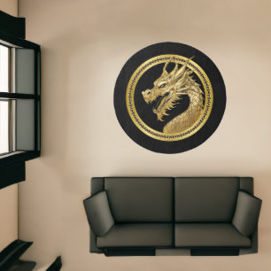 Black and Gold Dragon- Rug