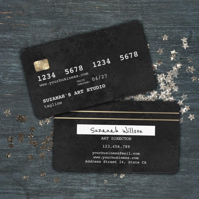 Black And Gold Elegant Credit Card Style (Creator Uploaded)