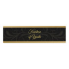 Black and Gold Elegant Fountain of Youth Water