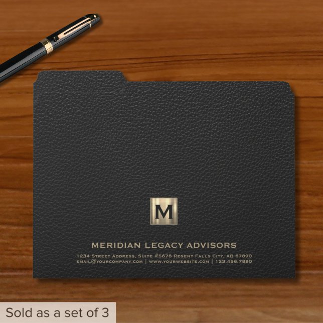 Black and Gold File Folder Sets (Creator Uploaded)