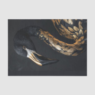 Black and Gold Flamingo6 Tissue Paper