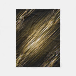 black and gold fleece blanket