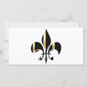Black and Gold Fleur de Lis (Front)