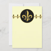 Black and Gold Fleur de lis (Front)