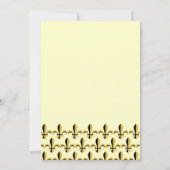 Black and Gold Fleur de lis (Back)