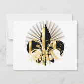 Black and Gold Fleur de Lis (Front)