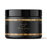 Black and Gold Foil Waterproof Cosmetics Jar Label