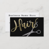 Black and Gold Glam Hairstylist Appointment (Front/Back)