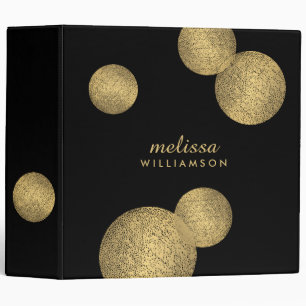 Black and Gold Glamour and Beauty II Binde Binder