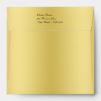 Trendy Faux Glitter Rose Gold Elegant 5x7 Envelope, Zazzle in 2023