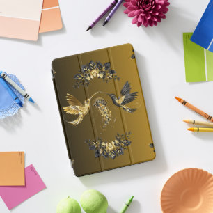 Black and Gold Graphic Art, Ethereal Unison iPad Pro Cover