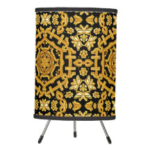 Black and Gold Hi-Luxury Look Faux Embroidery