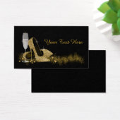 Black and Gold High Heel Shoe (Desk)