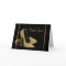 Black and Gold High Heel Shoe Thank You