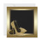 Black and Gold High Heels Womans 50th Birthday