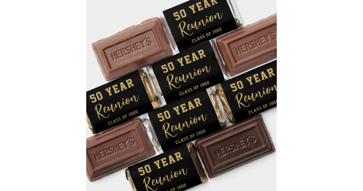 Black & Gold Reunion Hershey's Miniatures