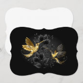 Black and Gold Hummingbird (Front/Back)