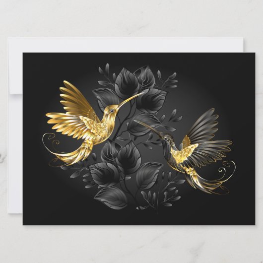 Black and Gold Hummingbird (Front)