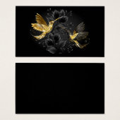 Black and Gold Hummingbird (Front & Back)