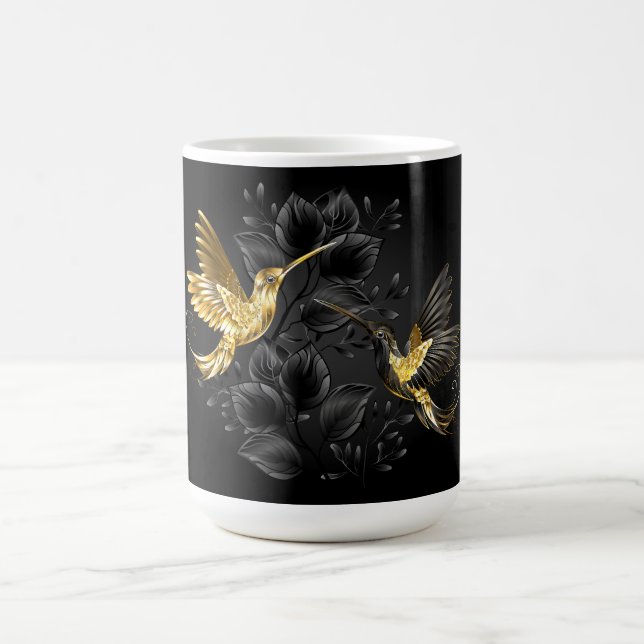 Black and Gold Hummingbird Color Morph Mug (Center)