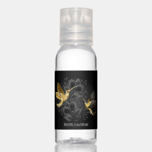 Black and Gold Hummingbird Hand Sanitizer