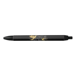 Black and Gold Hummingbird Pen
