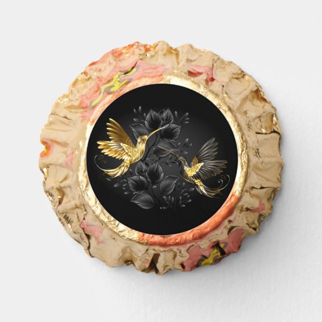 Black and Gold Hummingbird Reese's Peanut Butter Cups (Front)