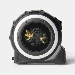 Black and Gold Hummingbird Tape Measure