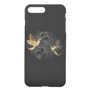 Black and Gold Hummingbird iPhone 8 Plus/7 Plus Case