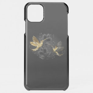 Black and Gold Hummingbird iPhone 11 Pro Max Case