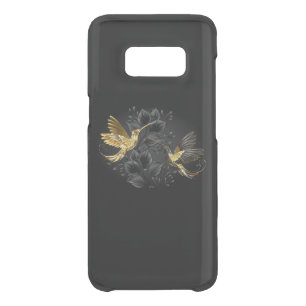 Black and Gold Hummingbird Uncommon Samsung Galaxy S8 Case